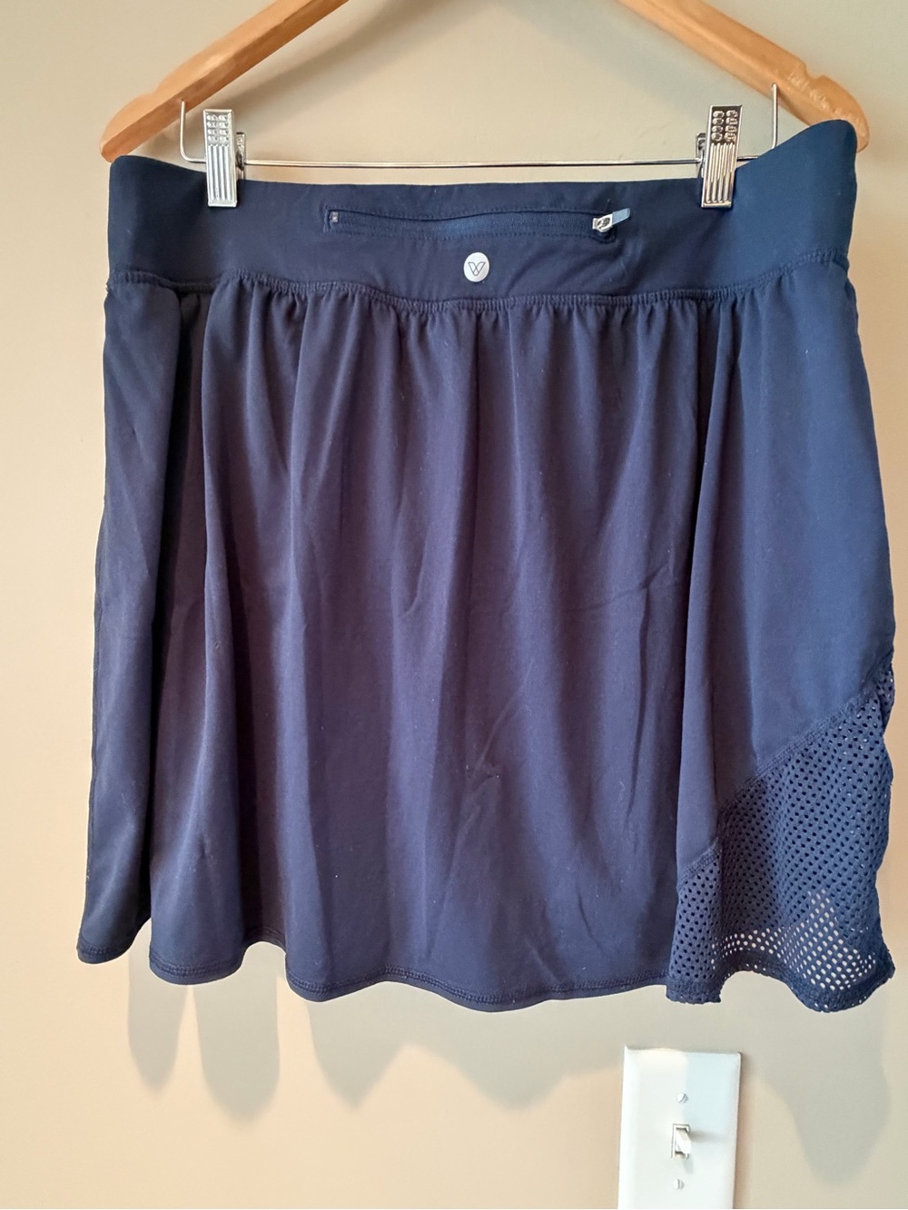 Livi Active Navy Skater Tennis Skort with Mesh Detail 14/16